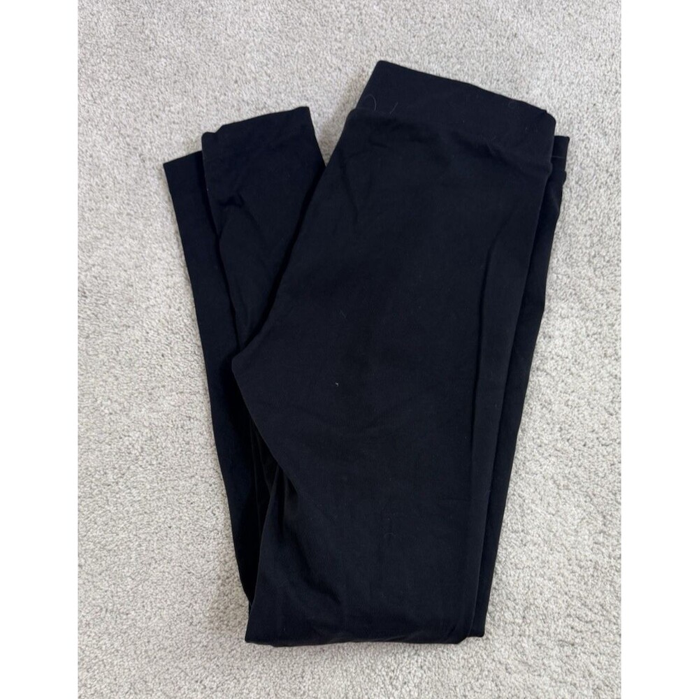 Matty M Black Solid Ankle Straight Leg Pants - Small (S) Regular
